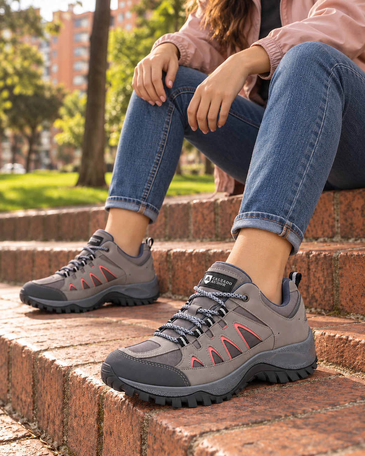 Zapato mujer Outdoor Ref- 2487 Gris